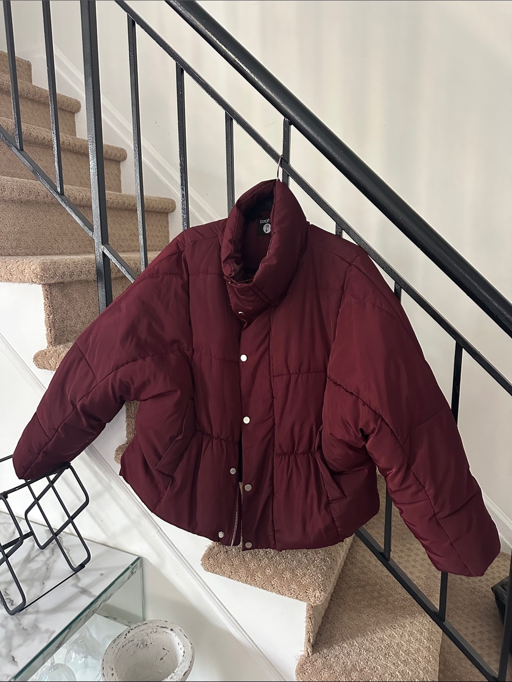 Trendy oversized puffa